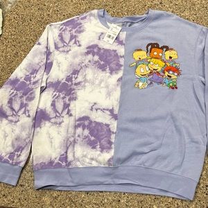 Nickelodeon Hybrid Apparel Rugrats Tie-dye sweatshirt, size XXL